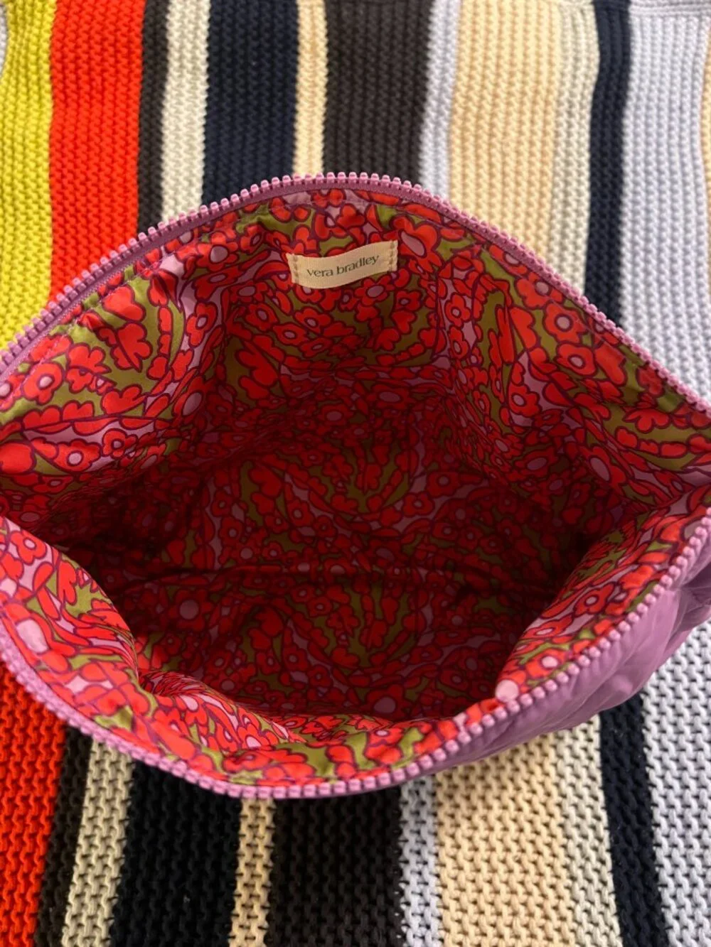 Vera Bradley Featherweight Large Pouch - Orchid